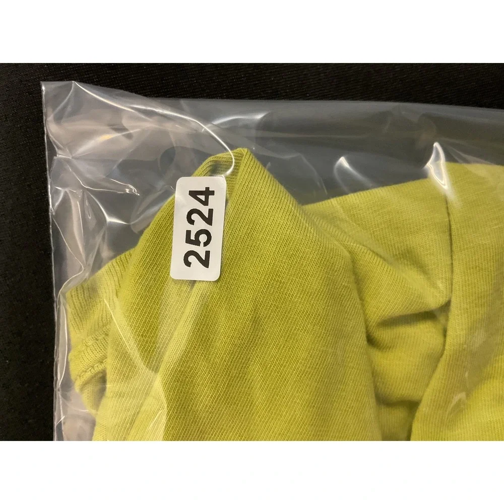 Everlane Womens T-Shirt Organic Cotton Box-Cut Chartreuse Green Small
